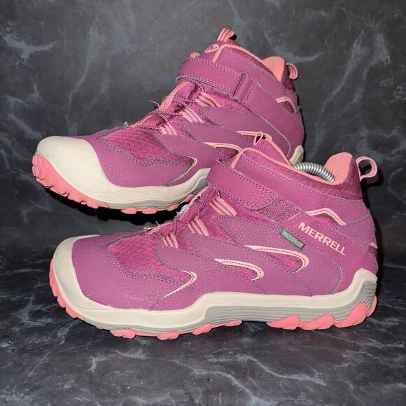 Merrell Chameleon 7 Access Mid A/C Pink Athletic Waterproof Boot Womens Size 7 - Picture 1 of 8